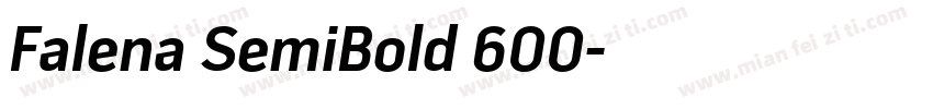Falena SemiBold 600字体转换